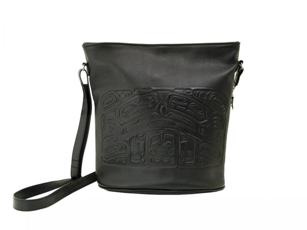 Leather Purse with Side Zipper