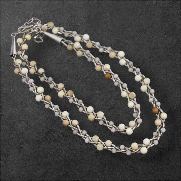 Ivory & Spiny Oyster Necklace