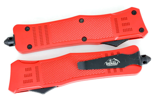 Red OTF Automated Knife 7"