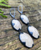 Ivory Faceted Earrings
