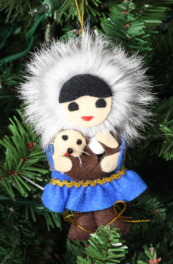 Eskimo with Sea Otter Ornament