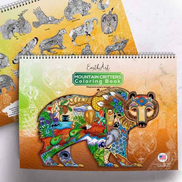 Mountain Critters Coloring Book