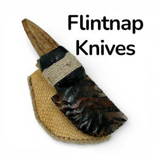 Flintnapped Knives by Brian Schuch