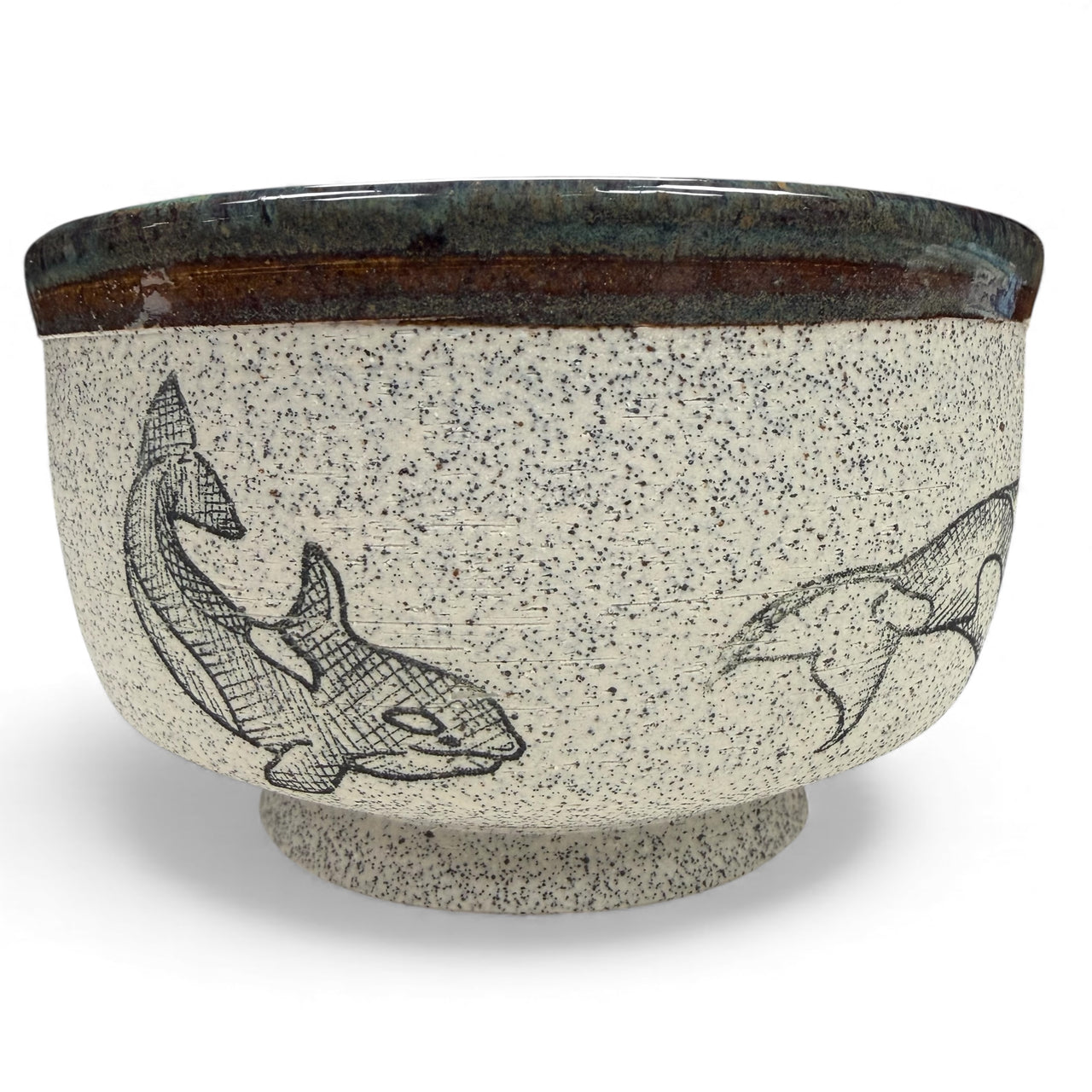 Orca Decal Bowl