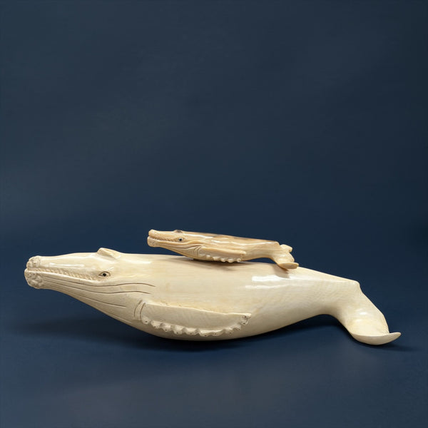 Ivory Whale Carving