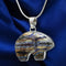 Mammoth Tooth Bear Pendant