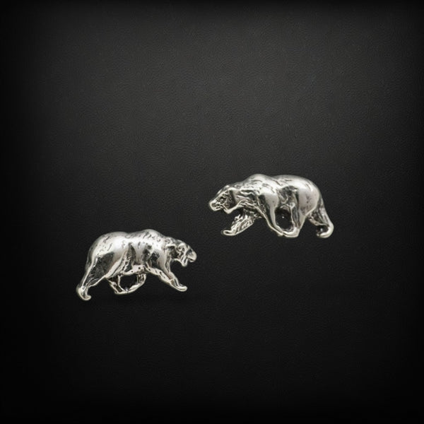 Bear Post Earrings