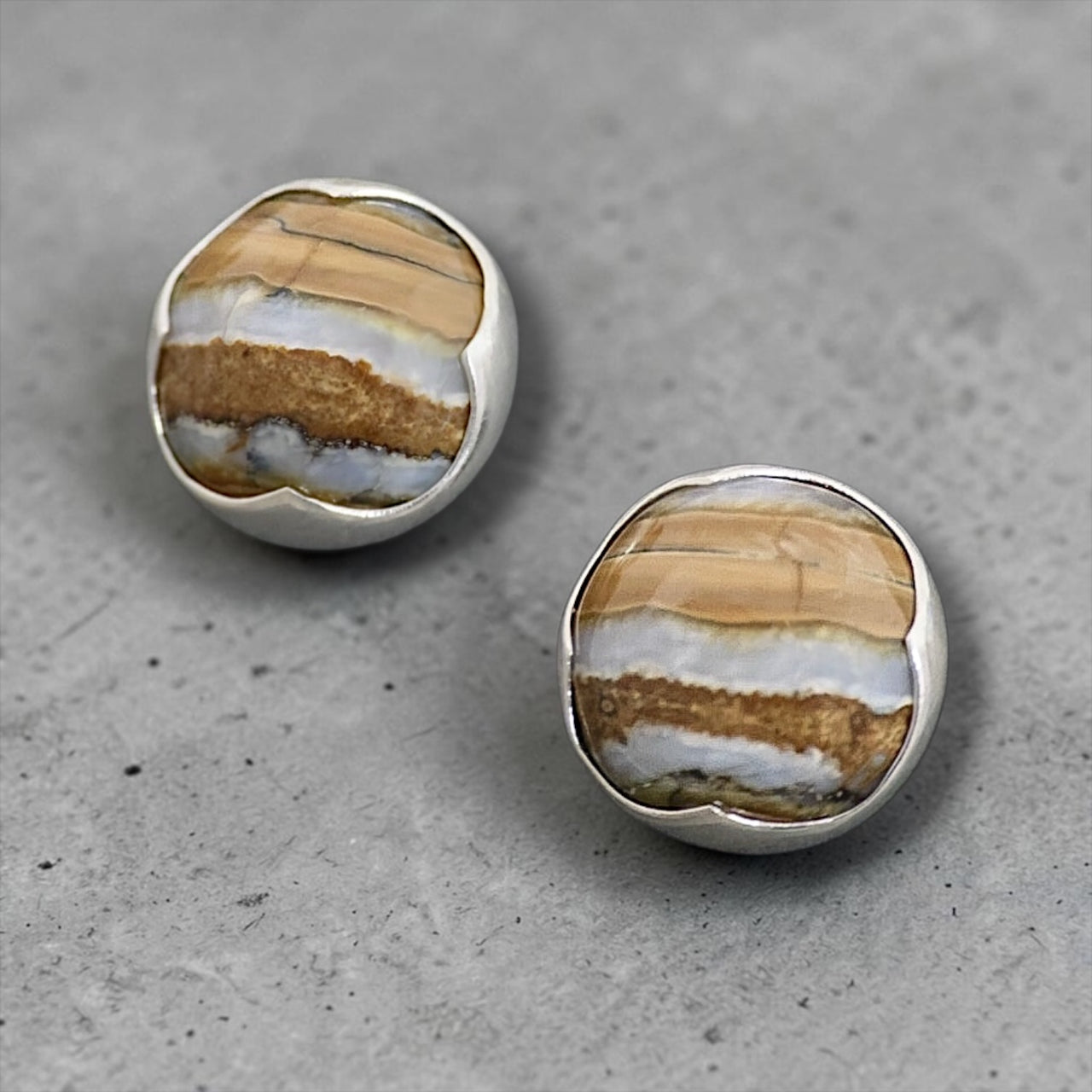 Mammoth Tooth Post Earrings