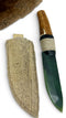Jade & Antler Knife
