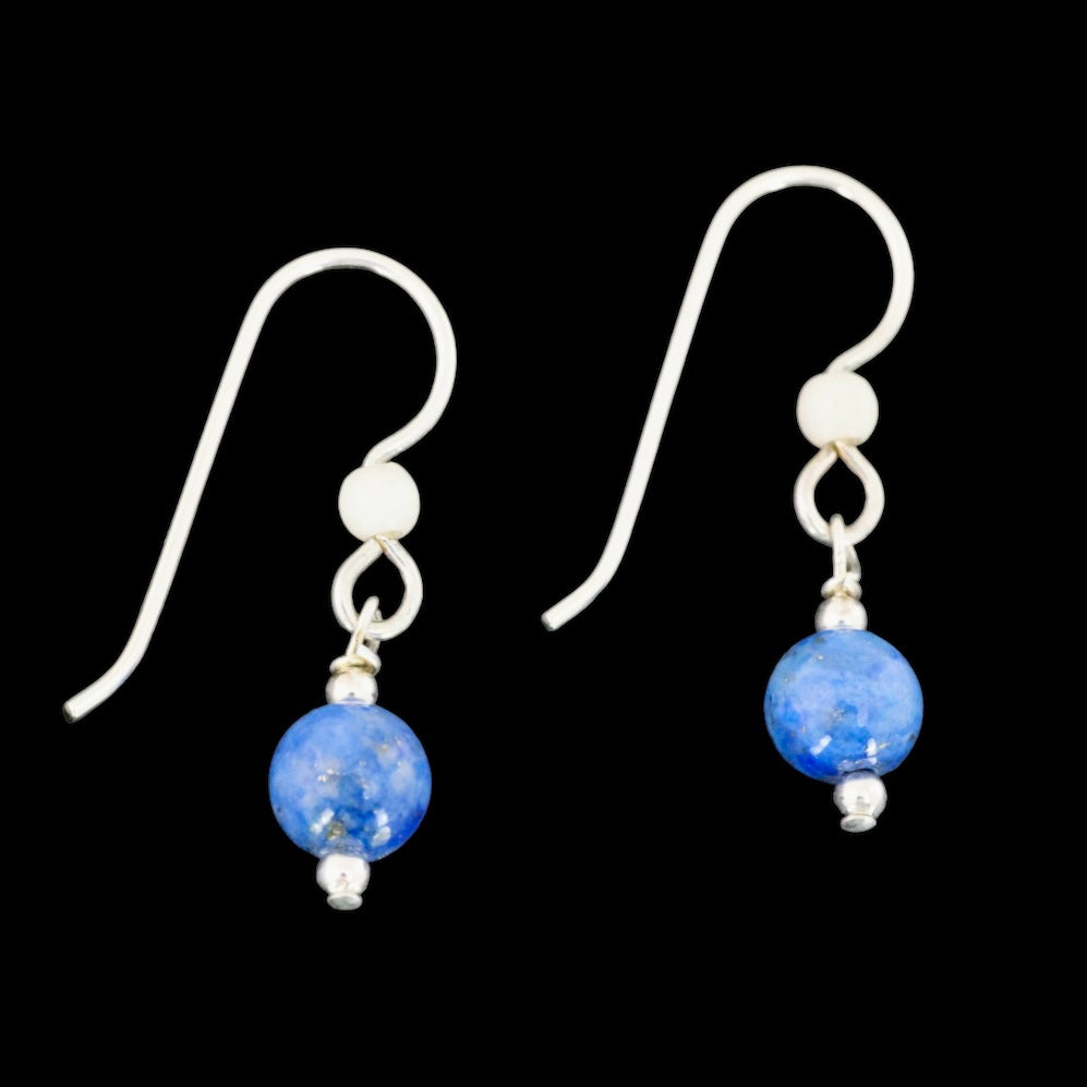 Ivory & Lapis Earrings