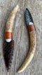 Deer Tine Obsidian Knife