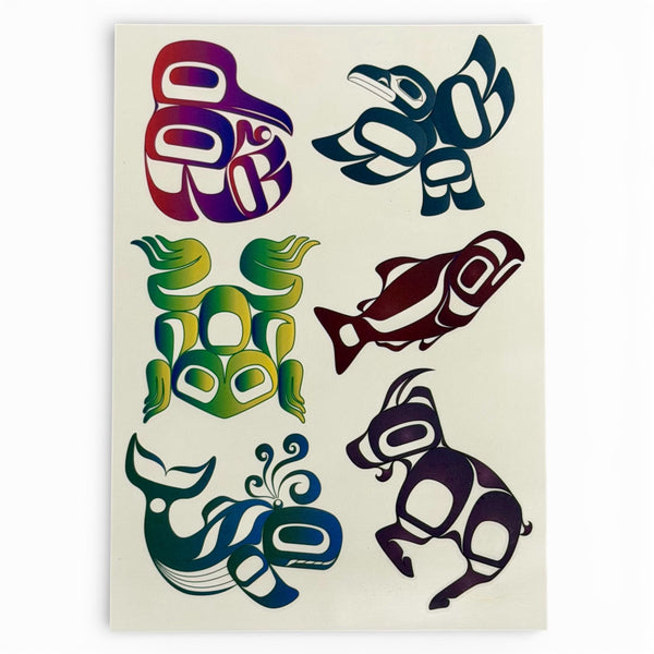 Temporary Tattoos Raven Clan