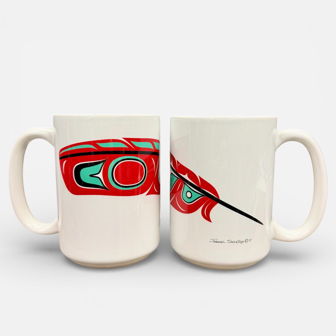 Red Feather Mug