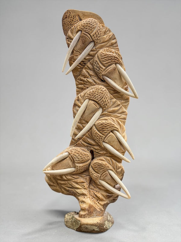 Walrus Totem Carving