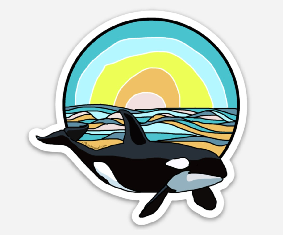 Orca Sticker – Fish Creek Company
