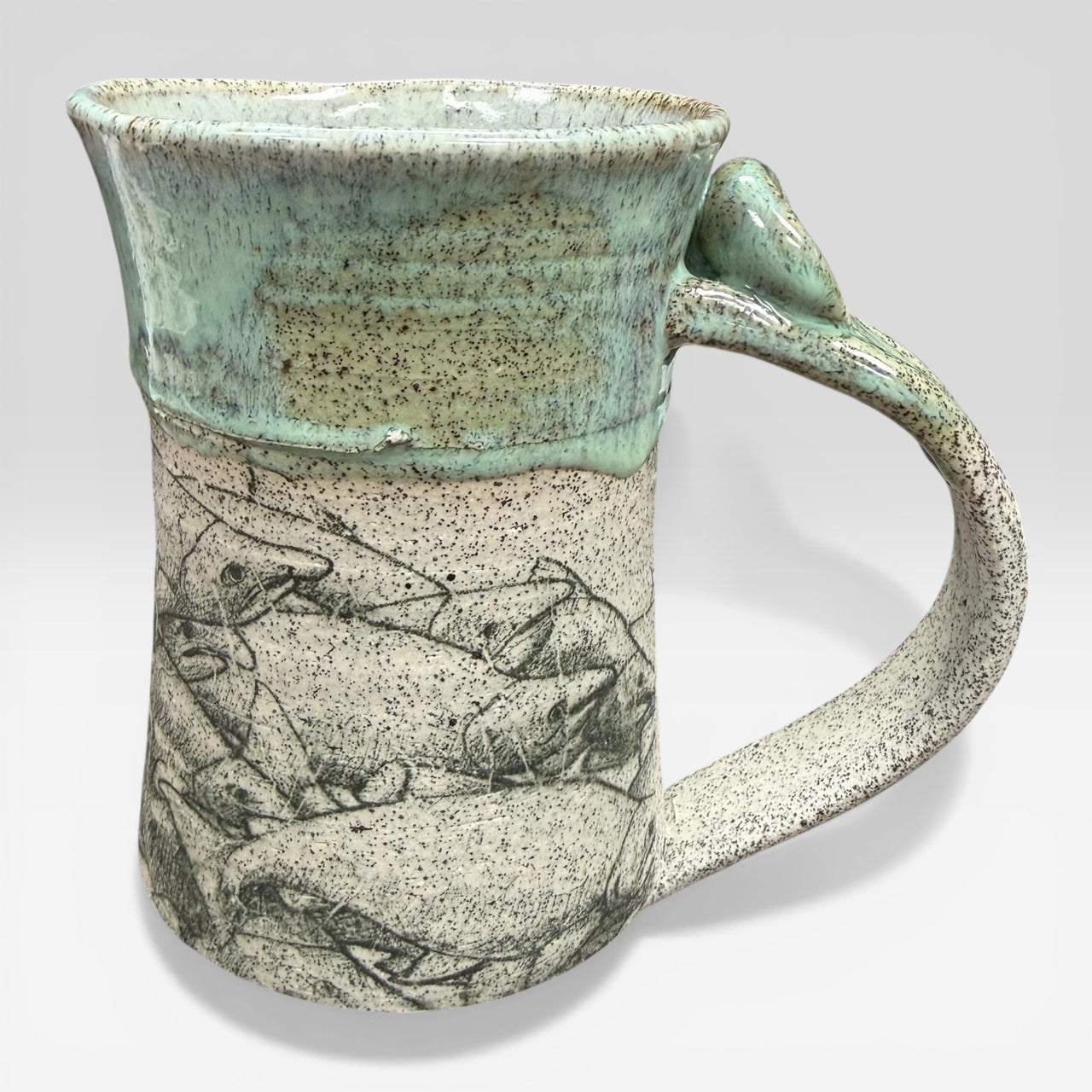 Salmon Decal Mug