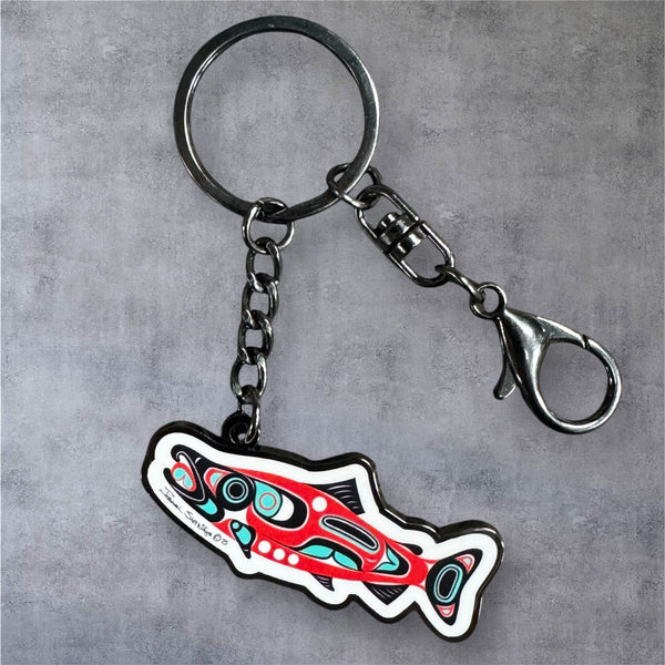 Salmon Keychain