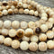 6mm Mammoth Ivory Bracelet - Tan