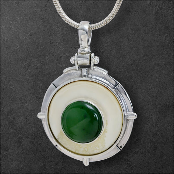 Ivory & Jade Pendant