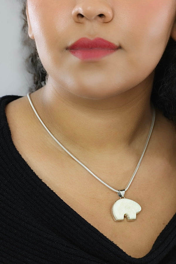 Ivory Bear Pendant