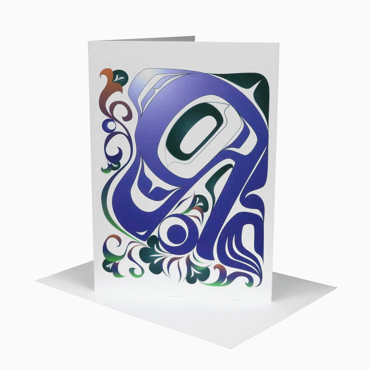 Blueberry Raven Card