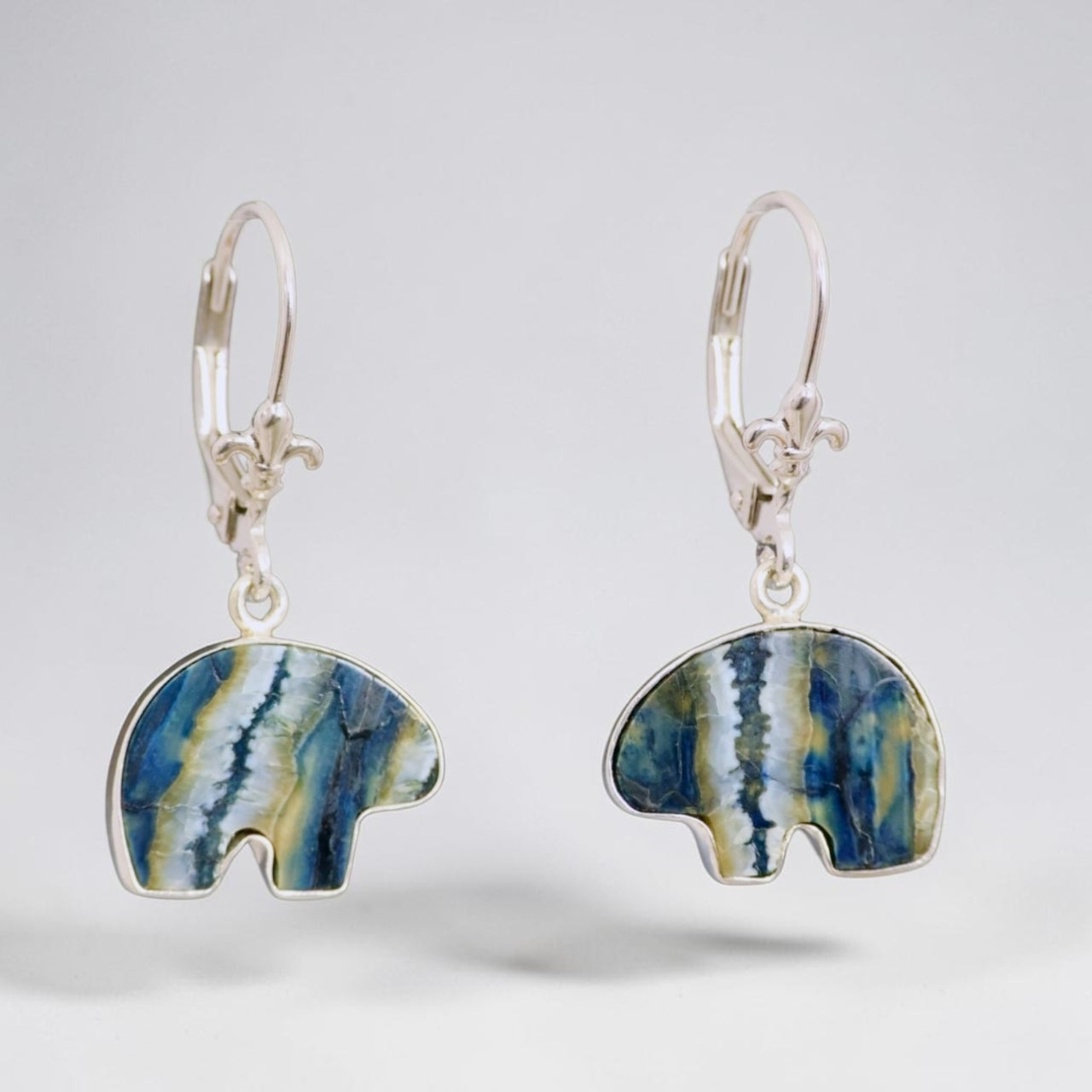 Bear Lever Back Earrings