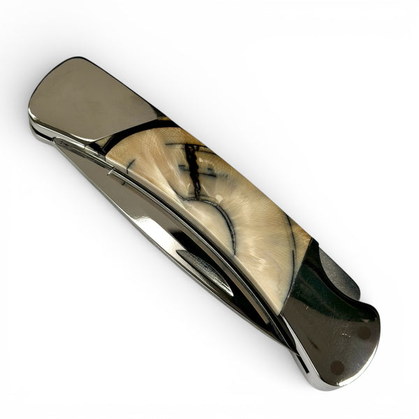 Buck Knife w/ Mammoth Ivory