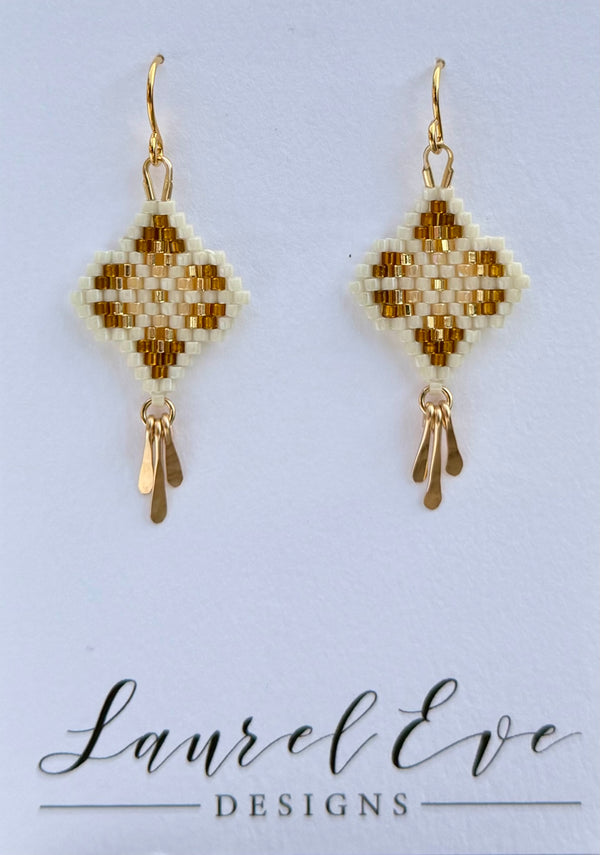 Marie Demi Golden Earrings