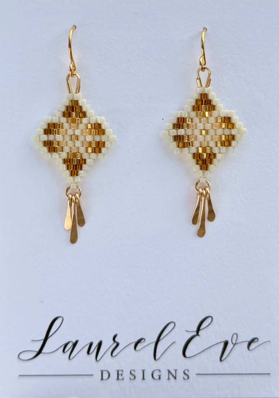 Marie Demi Golden Earrings