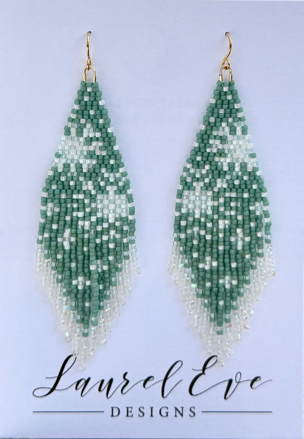 Snowflake Fringe Earrings