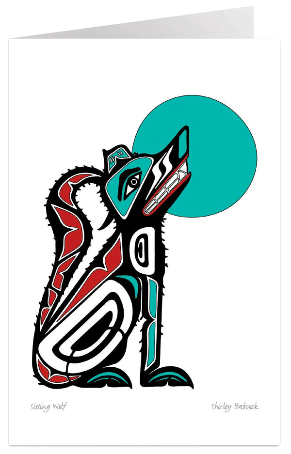 Sitting Wolf
