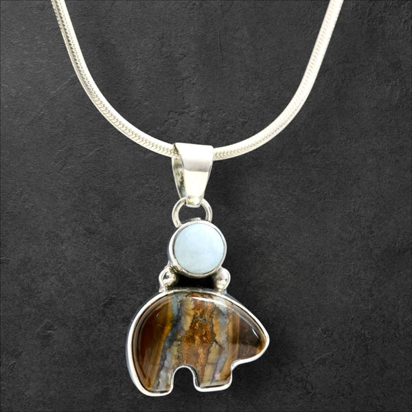 Mammoth Tooth & Larimar Bear