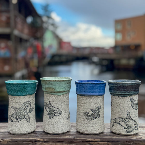 Orca Decal Cup