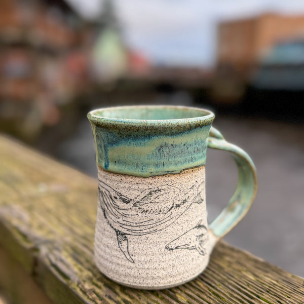 Whale Decal Mug