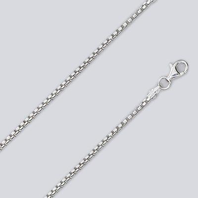 Round Box 2mm Silver Chain