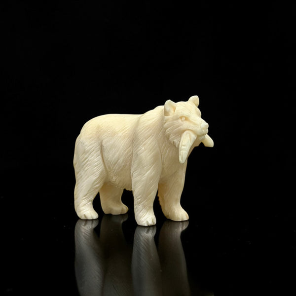 Ivory Bear Carving