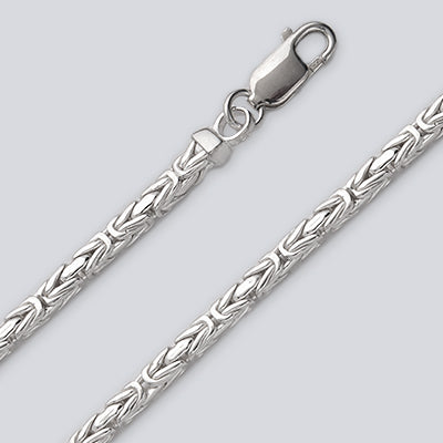 3mm Square Byzantine - Main Image