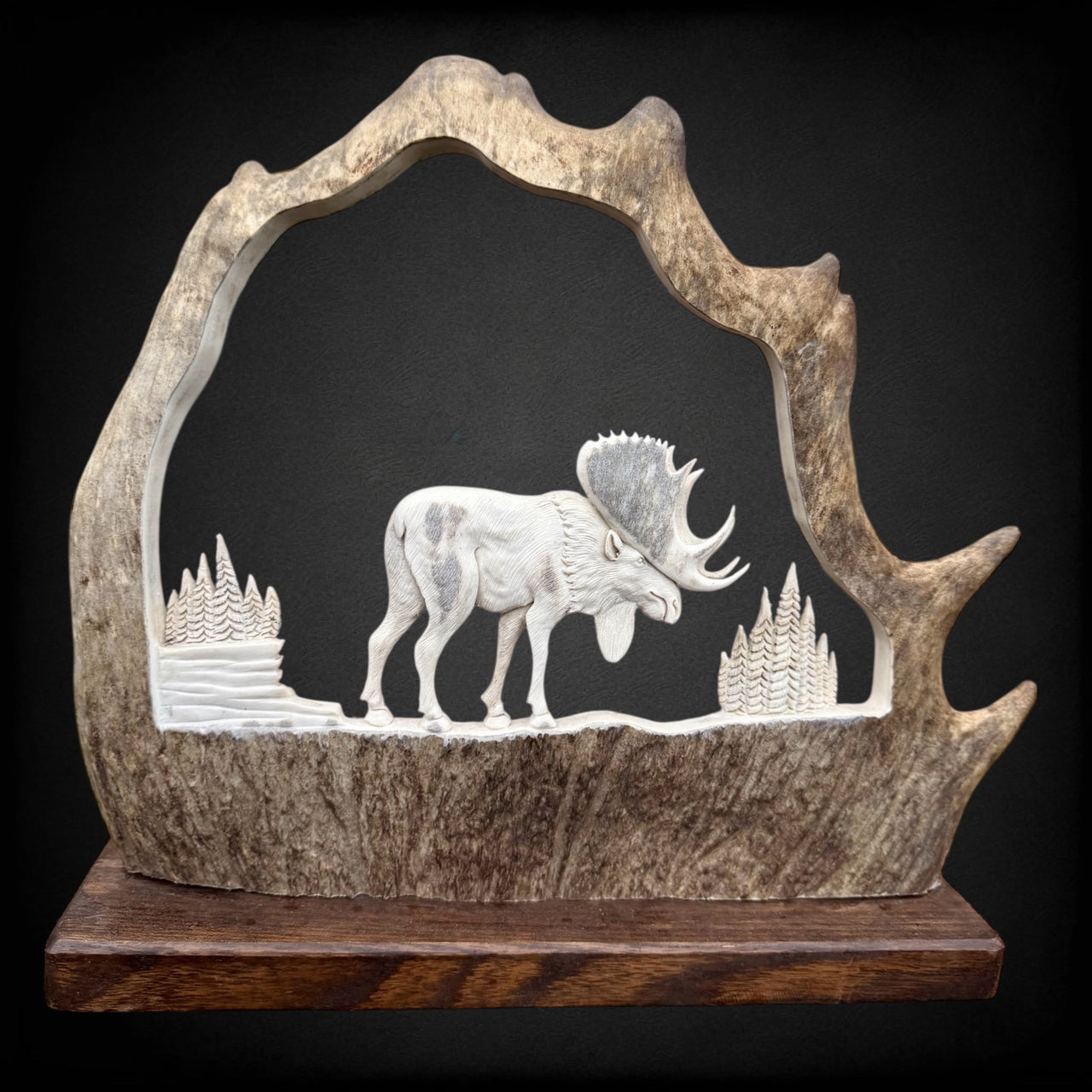 Moose - Anlter Carving