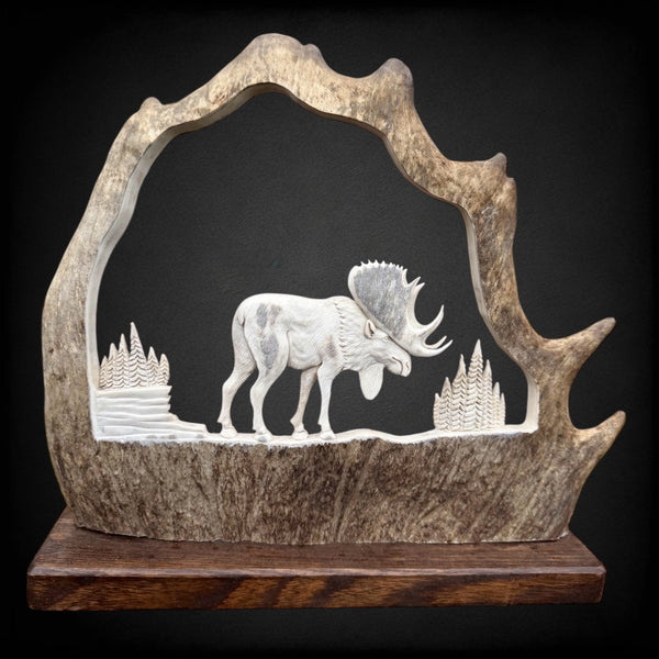 Moose - Anlter Carving