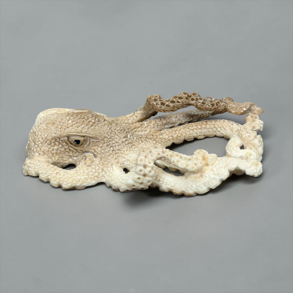 Ivory Octopus Carving