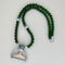 Ivory & Jade Whale Tail Necklace