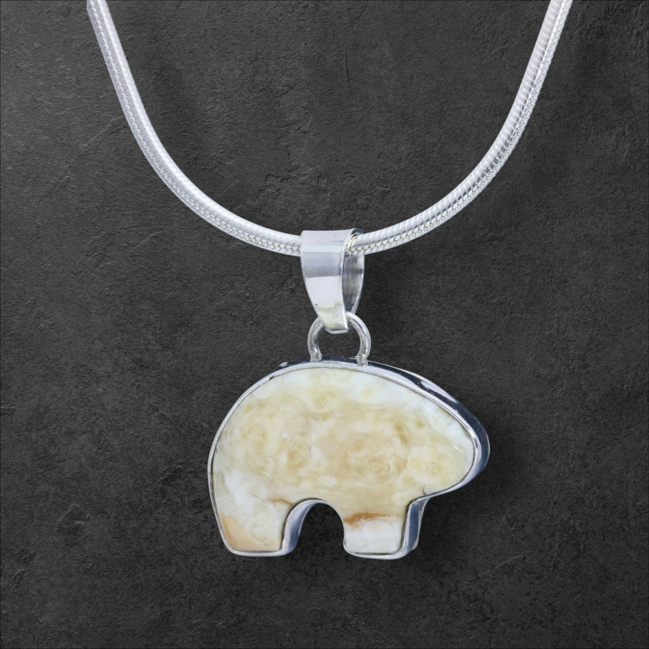 Ivory Bear Pendant