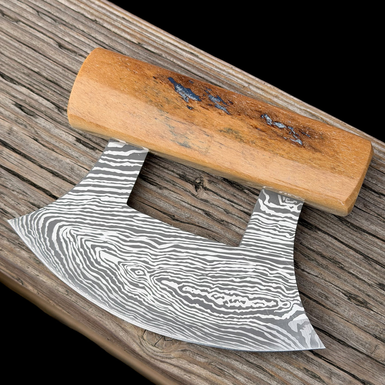 Mammoth Bone & Etched Steel