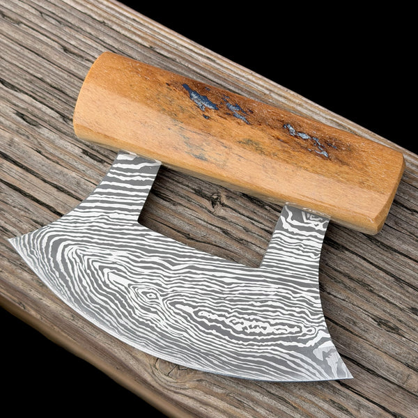 Mammoth Bone & Etched Steel