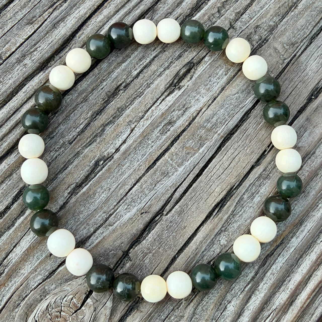 Jade & Ivory Braclet