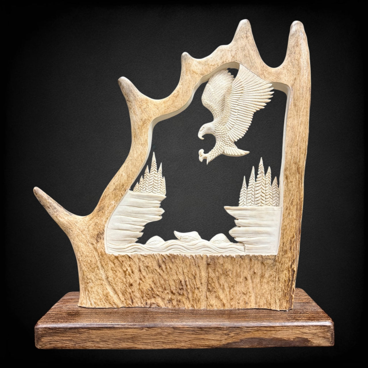 Eagle - Antler Carving