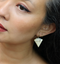 Mammoth Ivory & Gold Earrings