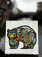 Black Bear Marble Trivet or Coaster