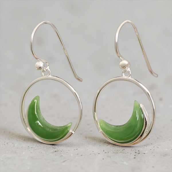 Jade Wave Earrings