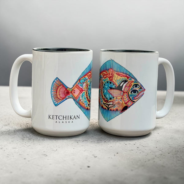 Ketchikan,  Alaska Halibut Mug